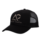 Black meshback cap with "ARCHERY COUNTRY" logo on front